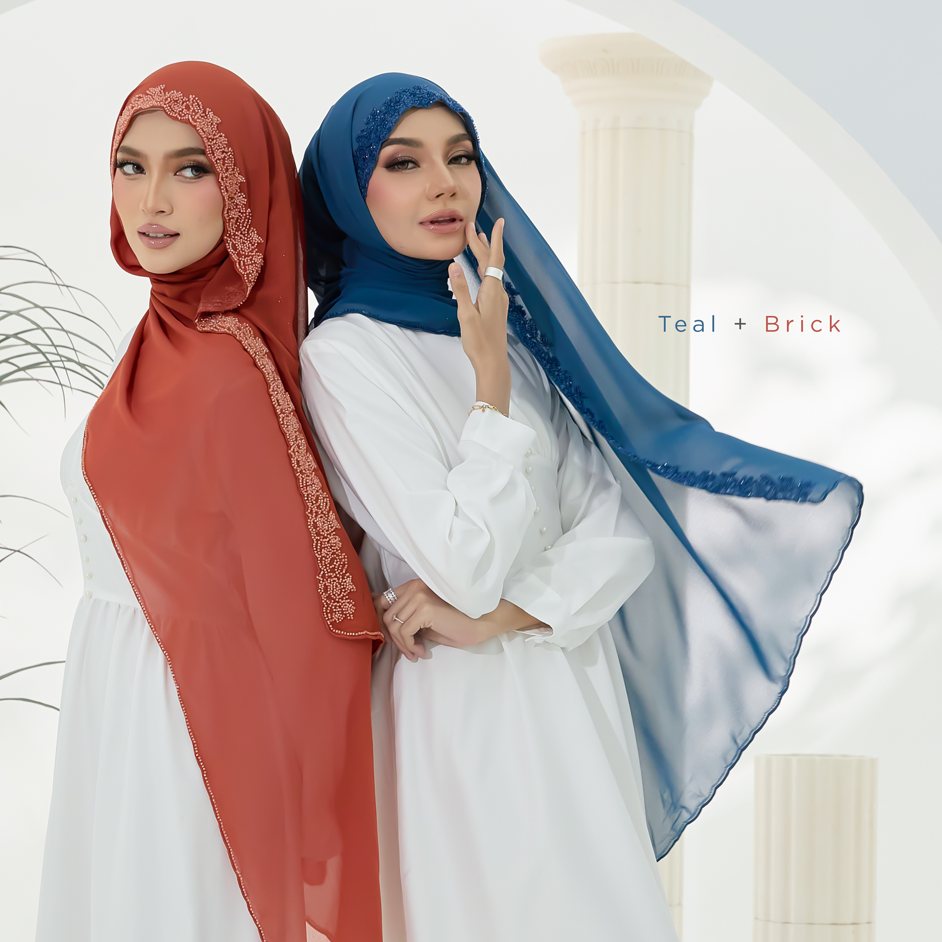 SEPHIA - Beaded Shawl - Image 2
